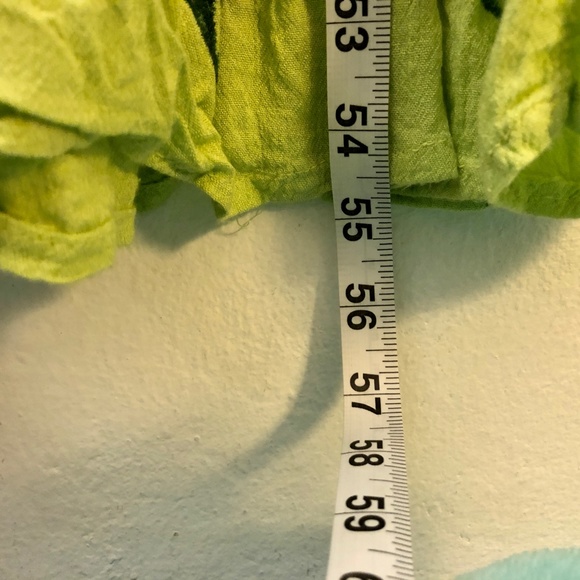 Lime green floral maxi sleeveless dress - Picture 11 of 12